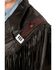 Kobler Mohawk Fringed Leather Jacket, Black, hi-res