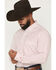 Image #2 - Wrangler X Cody Johnson Men's Striped Long Sleeve Button-Down Western Shirt, White, hi-res