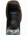 Image #6 - Dan Post Men's Leon Crazy Horse Performance Leather Western Boot - Broad Square Toe , Black/blue, hi-res