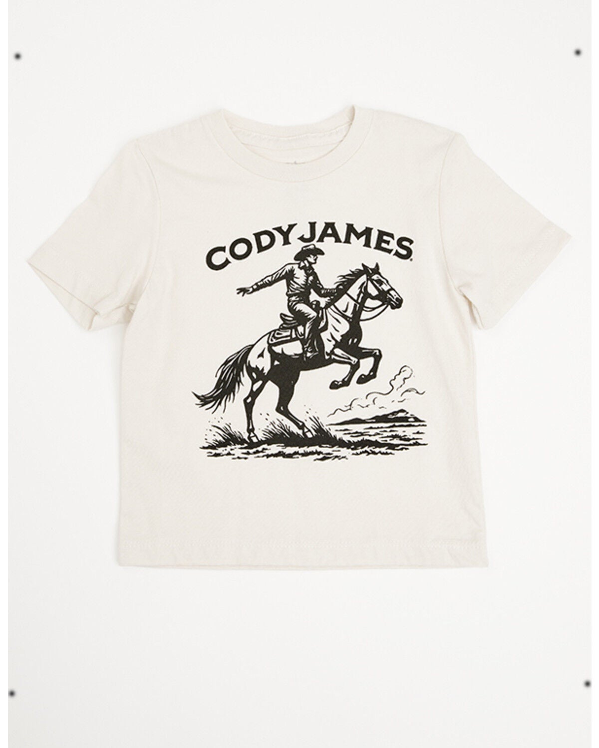 Image #1 - Cody James Toddler Boys' Only Rider Short Sleeve Graphic T-Shirt, Cream, hi-res