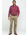 Image #6 - Wrangler Men's Khaki Casual Pleated Front Western Pants, Beige/khaki, hi-res