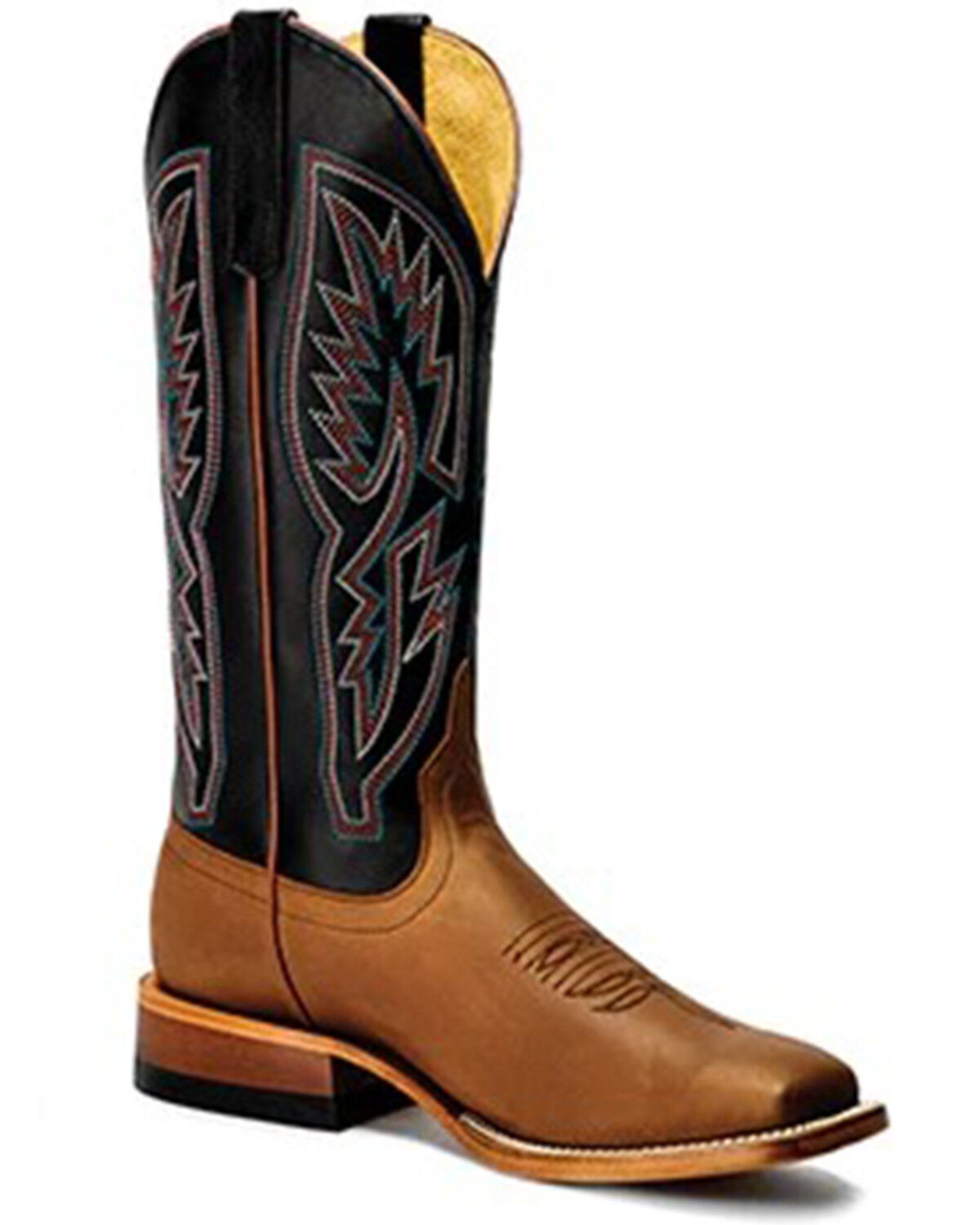 Image #1 - Macie Bean Women's Big Sugar Betty Western Boots - Broad Square Toe, Black, hi-res