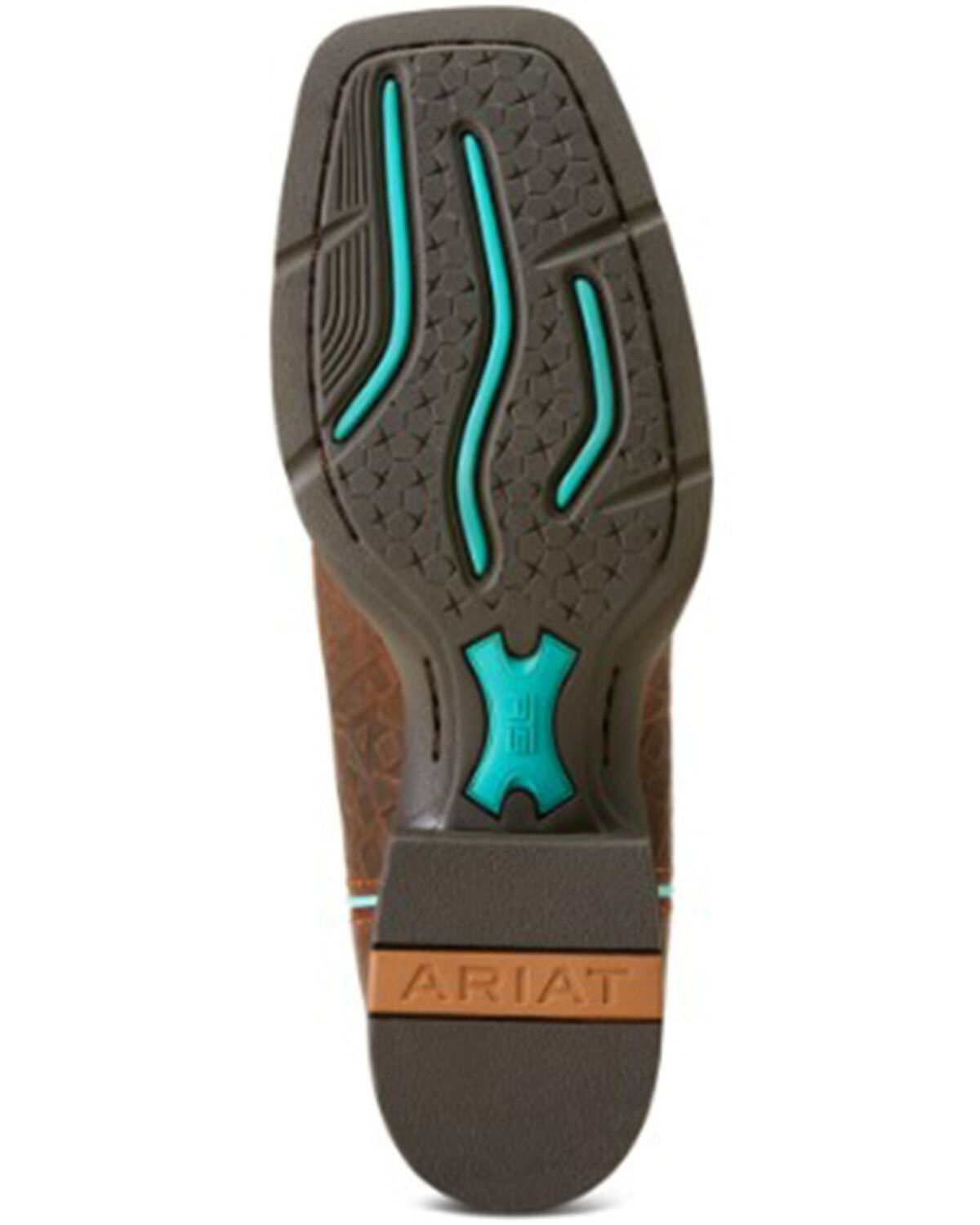 Image #5 - Ariat Women's Round Up StretchFit Western Boots - Broad Square Toe, Brown, hi-res