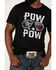 Image #3 - Dale Brisby Men's Pow Pow Sunglasses Graphic Short Sleeve T-Shirt, Black, hi-res