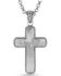 Image #2 - Montana Silversmiths Women's Faith On Point Turquoise Cross Necklace, Silver, hi-res
