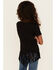 Image #4 - Cowgirl Hardware Girls' Bandana Fringe Short Sleeve Graphic Tee, Black, hi-res