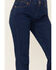 Image #2 - Wrangler Women's Dark Westward Mid Rise Bootcut Denim Stretch Jeans, Dark Wash, hi-res