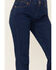 Image #2 - Wrangler Women's Dark Westward Mid Rise Bootcut Denim Stretch Jeans , Dark Wash, hi-res