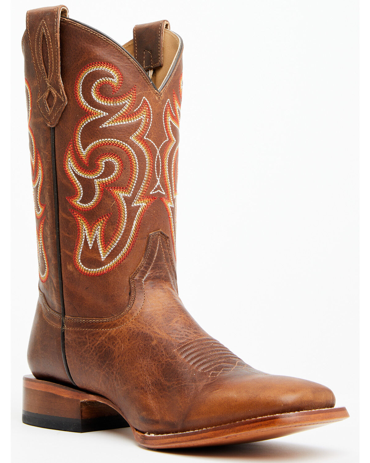 Image #1 - Cody James Men's Lynx Western Boots - Broad Square Toe, Brown, hi-res