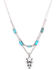Image #1 - Cowgirl Confetti Women's Empty Island Layered Necklace, Silver, hi-res