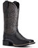 Image #1 - Ariat Women's Round Up Remuda Western Boots - Broad Square Toe, Black, hi-res