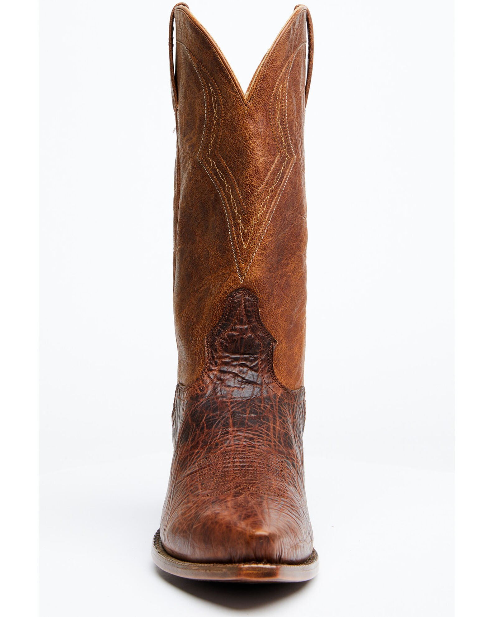 El Dorado Men s Rust Bison Western Boots Snip Toe