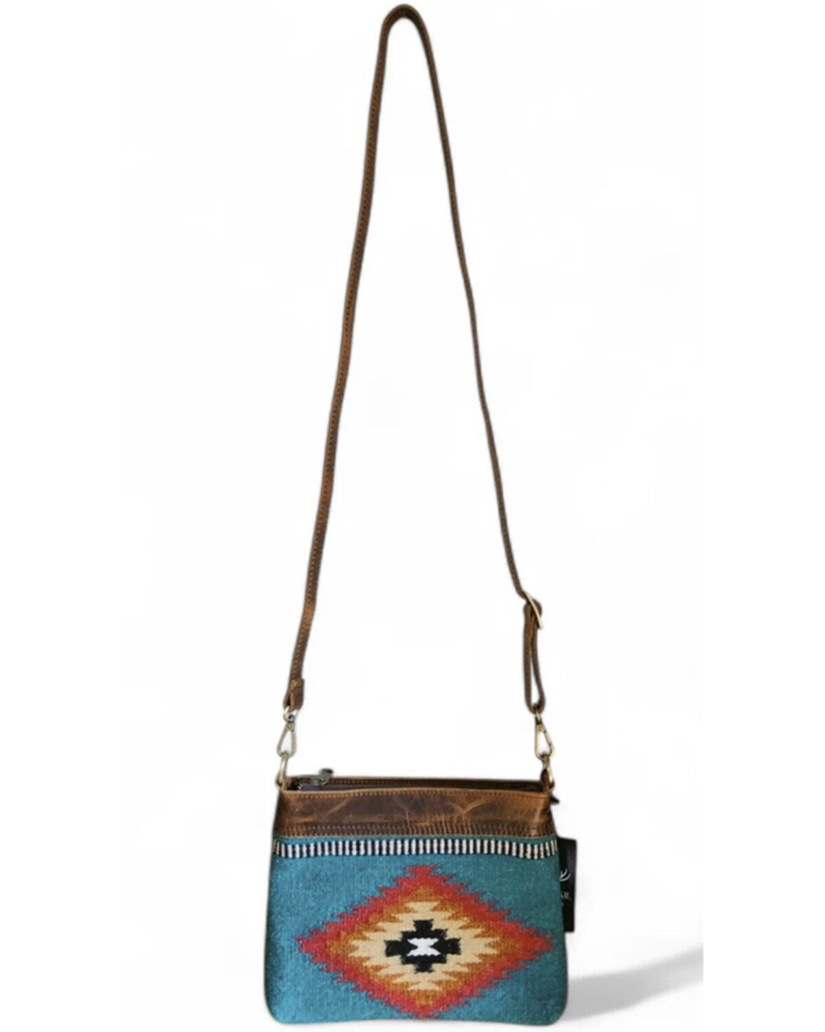 Image #1 - Ranch Junkie Women's Kelsey Saddle Blanket Crossbody Bag, Multi, hi-res