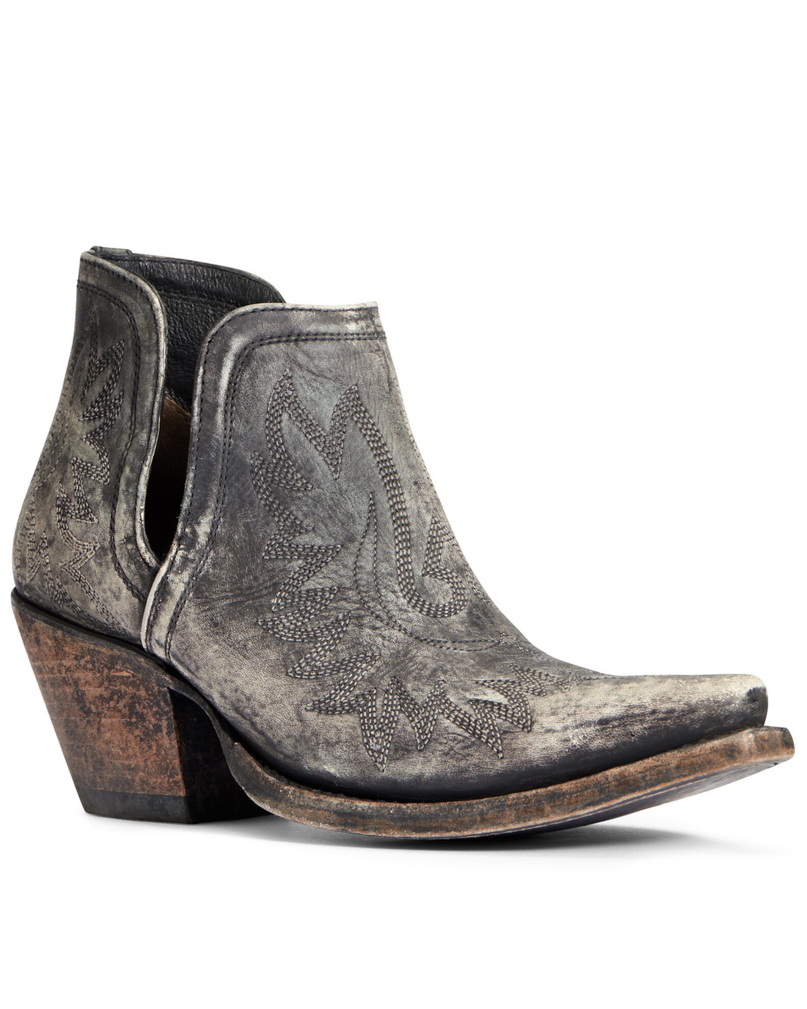 Ariat Women s Dixon Sueded Fashion Booties Snip Toe Country
