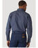 Image #2 - Wrangler Men's FR Long Sleeve Snap Western Work Shirt, Denim, hi-res