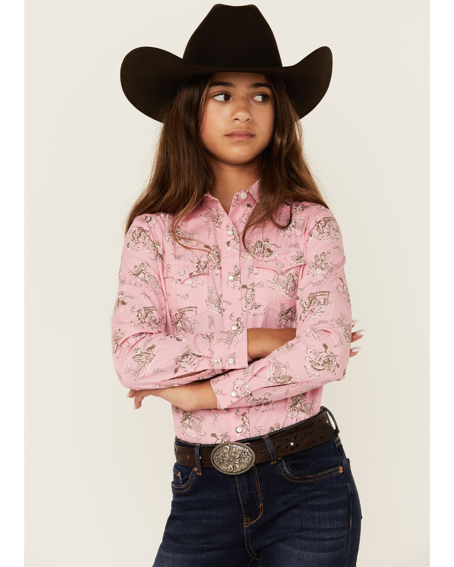 Girls rodeo shirt discount