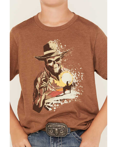 Image #3 - Cody James Boys' Desert Ride Short Sleeve Graphic T-Shirt , Brown, hi-res