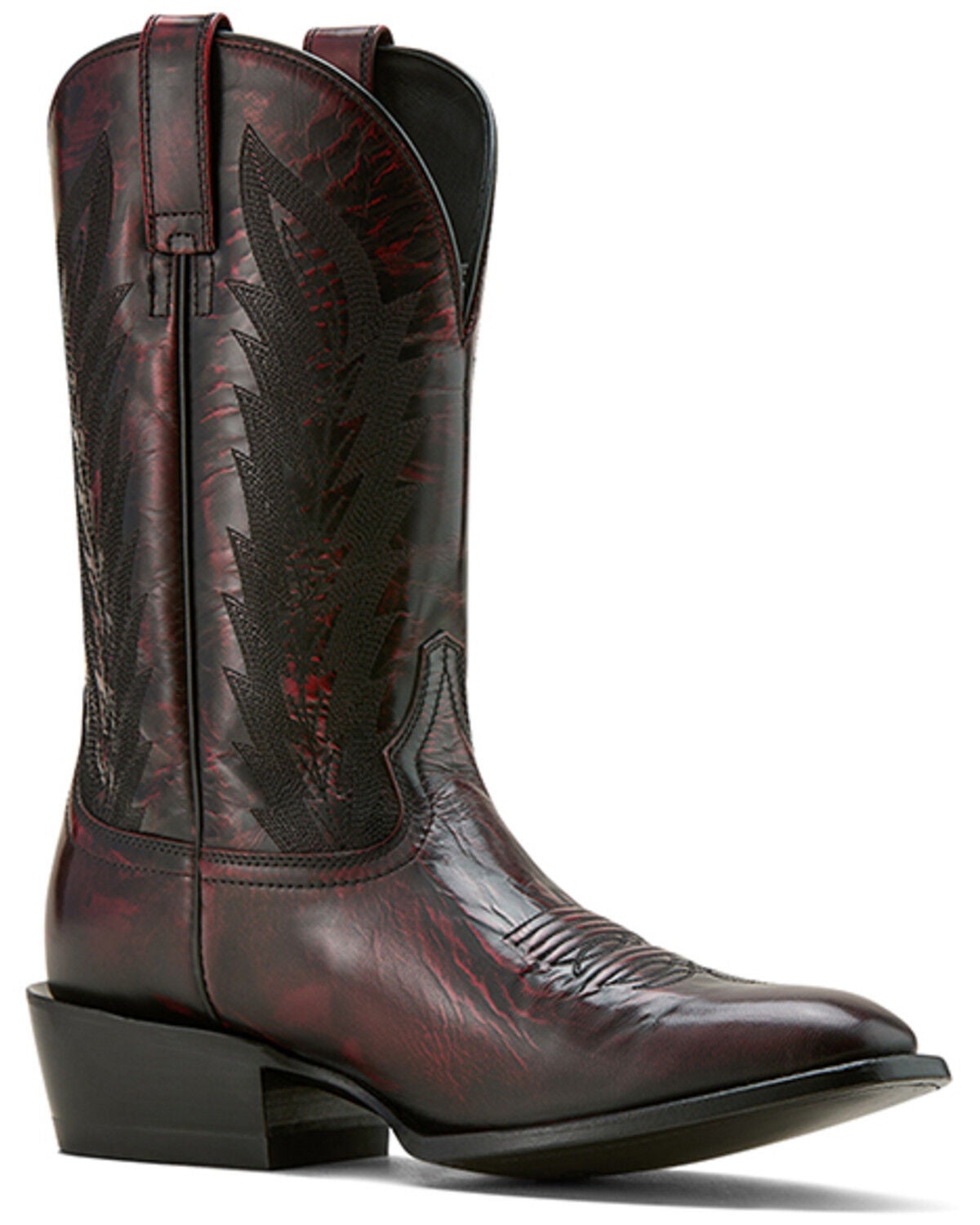 Ariat Men's Willie Western Boots - Square Toe, Black Cherry, hi-res