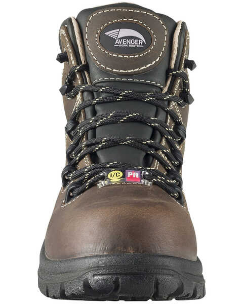 Image #5 - Avenger Women's Framer Waterproof Hiker Boots - Composite Toe, Brown, hi-res