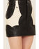 Image #2 - Boot Barn x Understated Leather Women's Dance Till Dawn Leather Skirt, Cream/black, hi-res