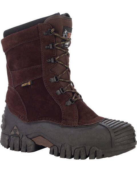 Rocky Jasper-Trac Insulated Outdoor Boots - Round Toe, Brown, hi-res