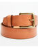 Image #1 - Brothers and Sons Reid Smooth Leather Belt, Tan, hi-res