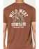 Image #4 - Panhandle Slim Men's Wild West Cowboys Short Sleeve Graphic T-Shirt, Brown, hi-res