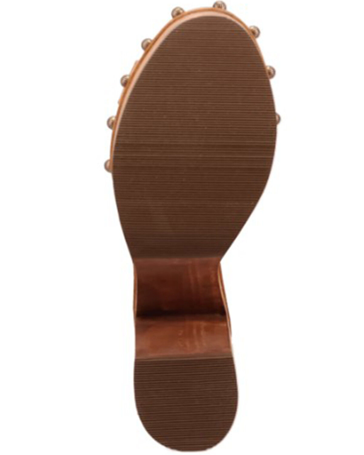 Image #7 - DIngo Women's Lotus Wooden Sandals, Mustard, hi-res
