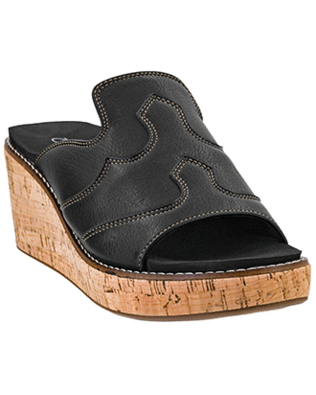 Corkys Women's Neon Moon Sandals, Black, hi-res