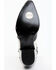 Image #7 - Planet Cowboy Women's Wingtip Leather Western Boot - Snip Toe, Cream/black, hi-res