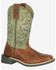 Image #2 - Smoky Mountain Little Boys' Grant Performance Western Boots - Broad Square Toe, Green, hi-res