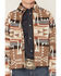 Image #3 - RANK 45® Boys' Cheneka Southwestern Print Softshell Jacket, Tan, hi-res