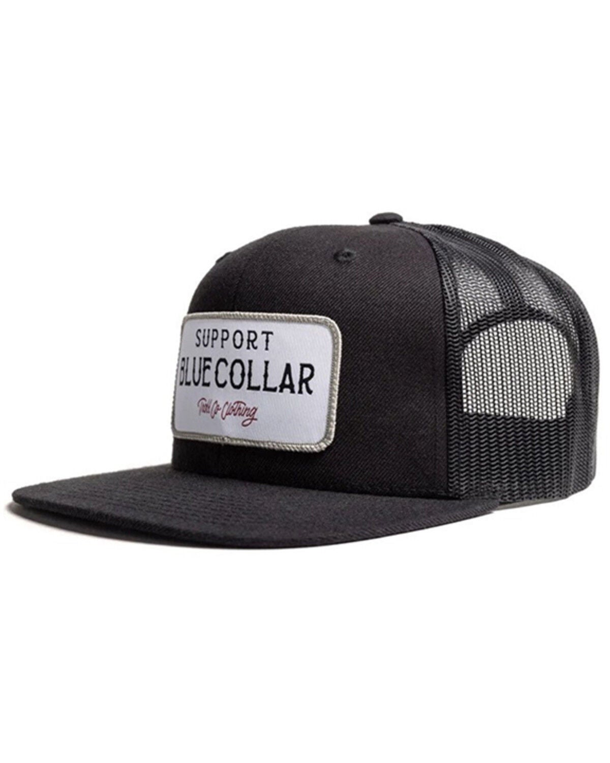 Troll Co Men's Barricade Logo Patch Ball Cap, Black, hi-res