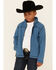 Image #1 - Powder River Outfitters Boys' Honeycomb Performance Zip-Front Fleece Jacket , , hi-res