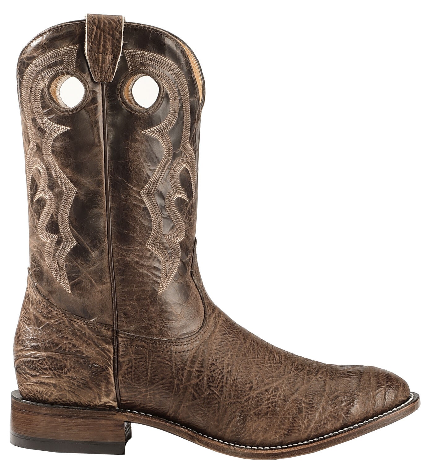 Image #2 - Boulet Super Roper Cowboy Boots - Round Toe, Walnut, hi-res