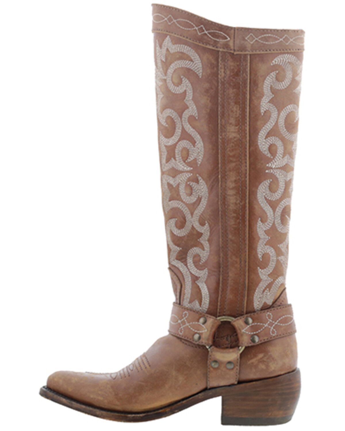 Image #3 - Liberty Black Women's Taylor Greta Harness Boots - Round Toe, Tan, hi-res
