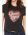 Image #3 - Blue Life Women's Choosin' Vegas Short Sleeve Graphic Tee, Black, hi-res