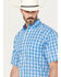 Image #2 - Wrangler Riata Men's Assorted Plaid Print Short Sleeve Button-Down Western Shirt, Multi, hi-res