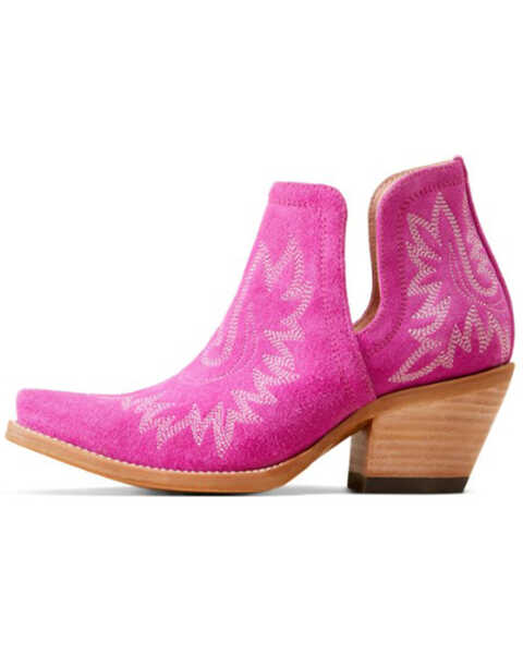 Image #2 - Ariat Women's Dixon Fashion Booties - Snip Toe, Pink, hi-res