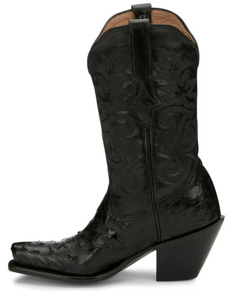 Image #3 - Tony Lama Women's Black Mindy Hermosa Full Quill Ostrich Western Boots - Snip Toe, , hi-res