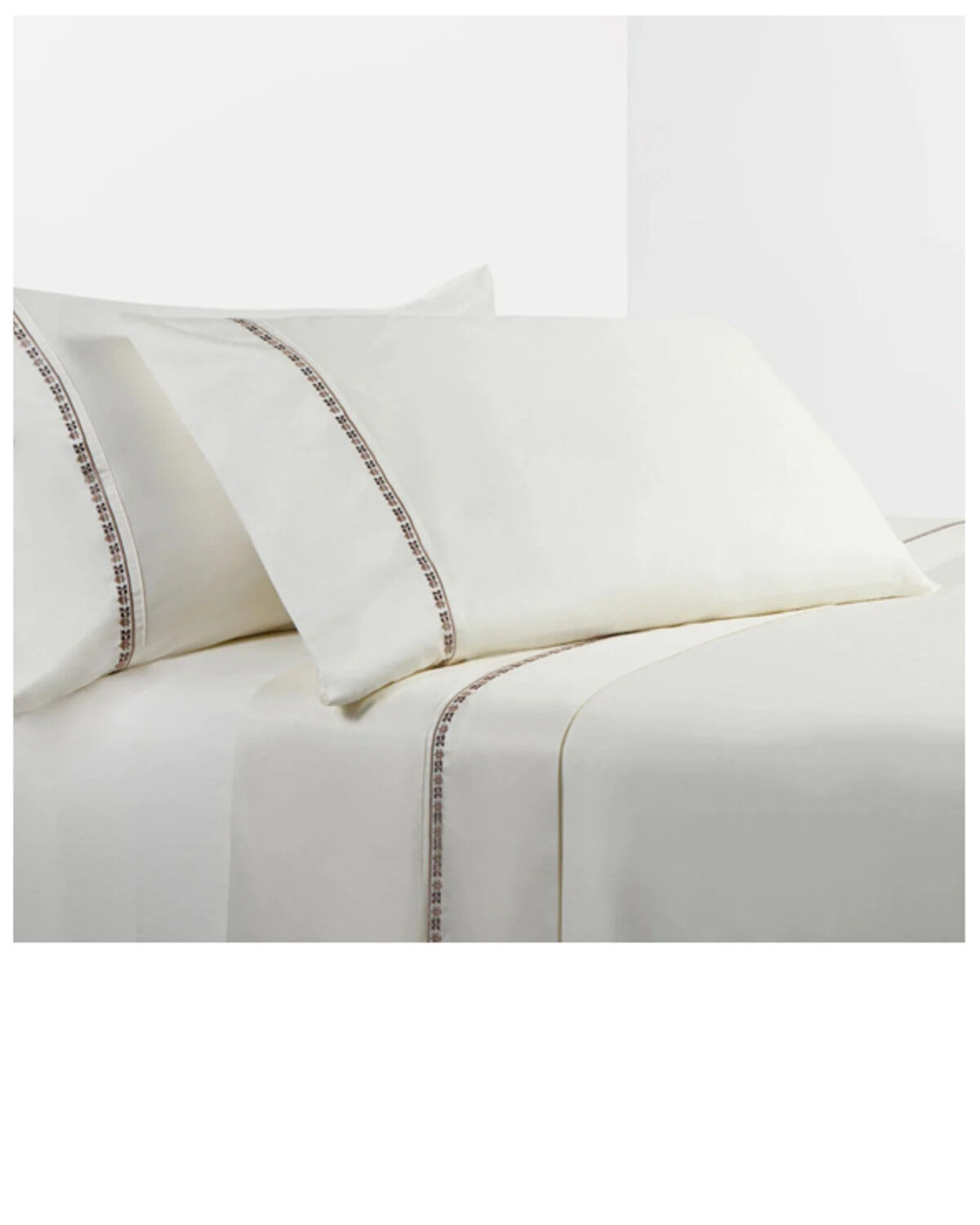 Image #1 - HiEnd Accents 4pc Southwestern Cream Sheet Set - Queen, Cream, hi-res