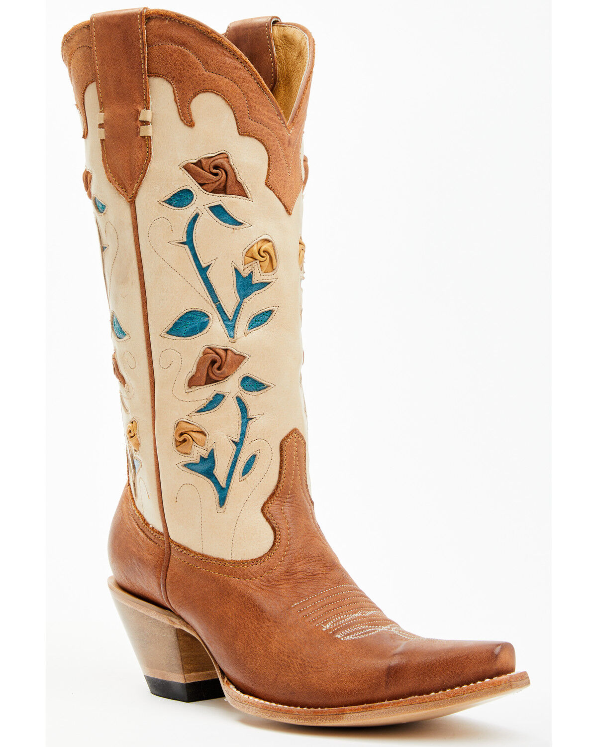 Image #1 - Idyllwind Women's Rosie Western Boots - Snip Toe, Tan, hi-res