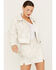 Image #1 - Wonderwest Women's Soutache Moto Jacket , White, hi-res