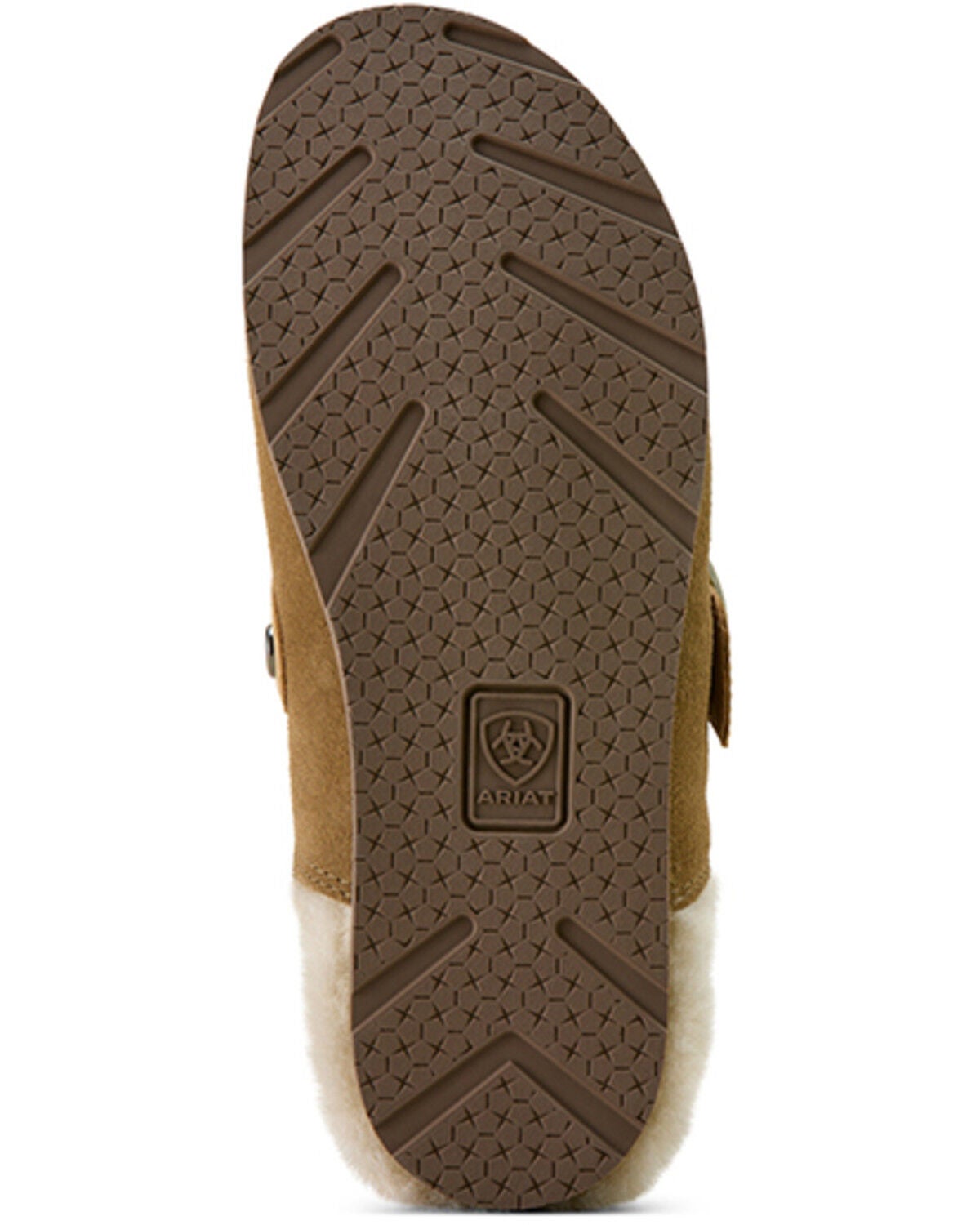 Image #5 - Ariat Women's Country Mule Sherpa Slippers, Brown, hi-res