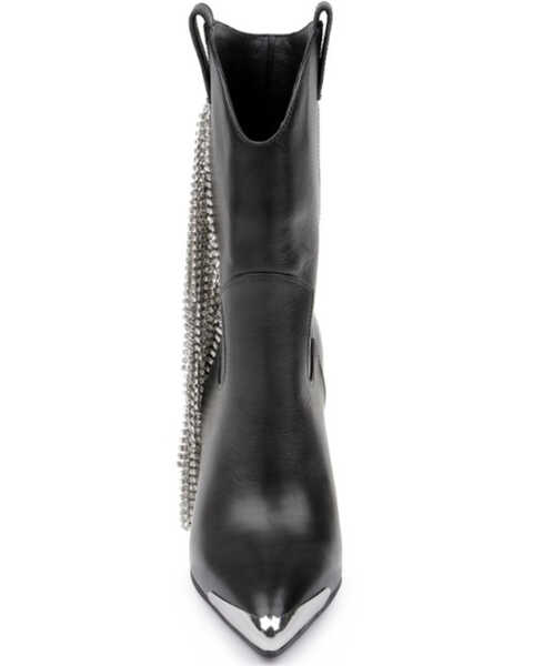 Image #3 - DanielXDiamond Women's Stagecoach Western Boots - Pointed Toe, Black, hi-res