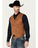 Image #3 - Cody James Men's Hideout Faux Leather Vest, , hi-res