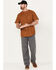 Image #1 - Hawx Men's Santiago Double Front Logger Work Pants, Charcoal, hi-res