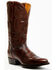 Image #1 - El Dorado Men's Calf Leather Western Boots - Round Toe, Tan, hi-res