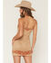 Image #4 - Blue B Women's Boot Barn Exclusive Sleeveless Embroidered Faux Suede Mini Dress, Sand, hi-res