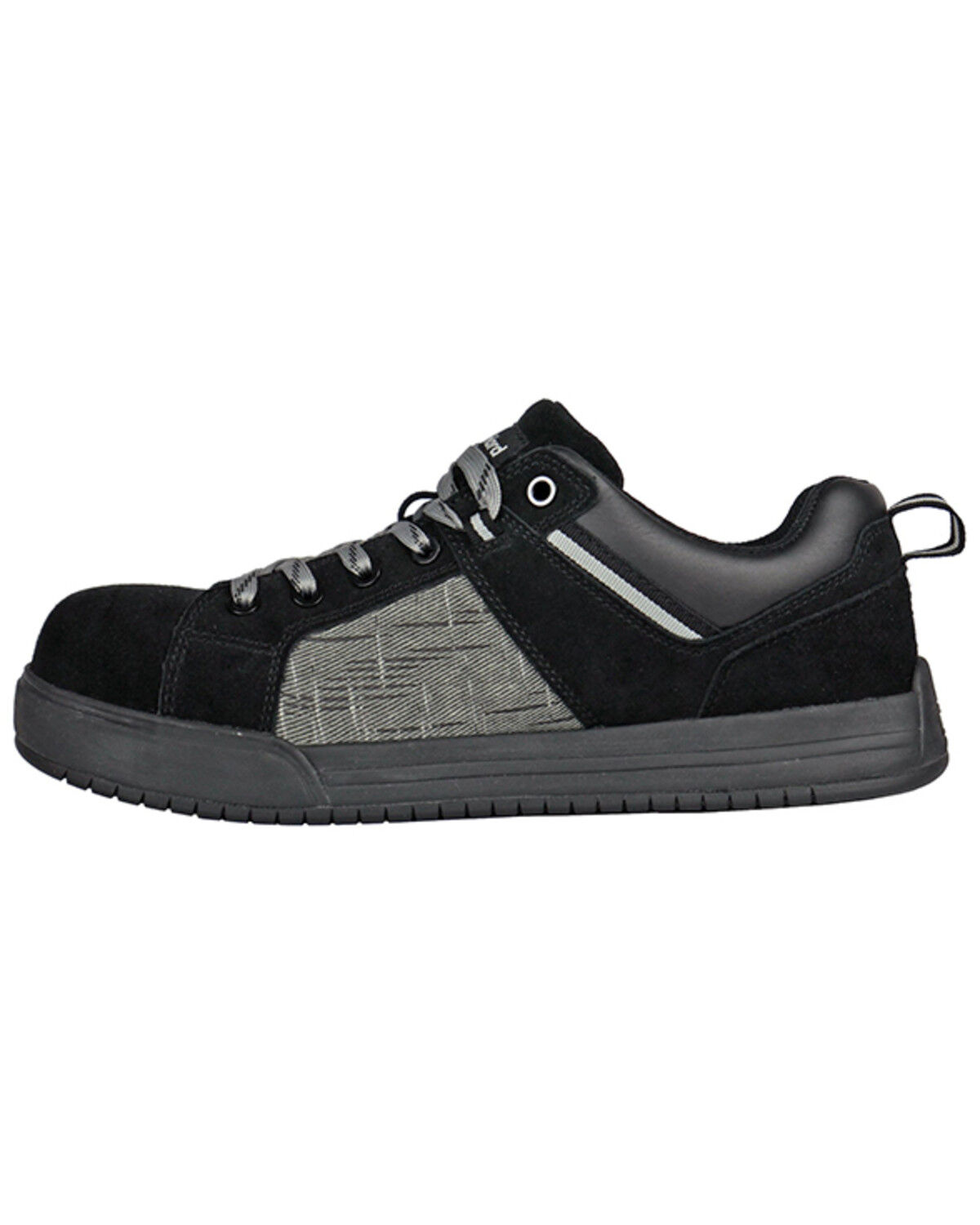 Image #3 - Die Hard Men's Solstice Lace-Up Work Shoes - Composite Toe, Black/grey, hi-res